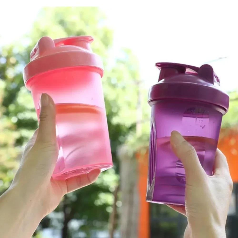 Fitness Nutrition Whey Protein - 400ml Portable Plastic Drink Cup Shaker