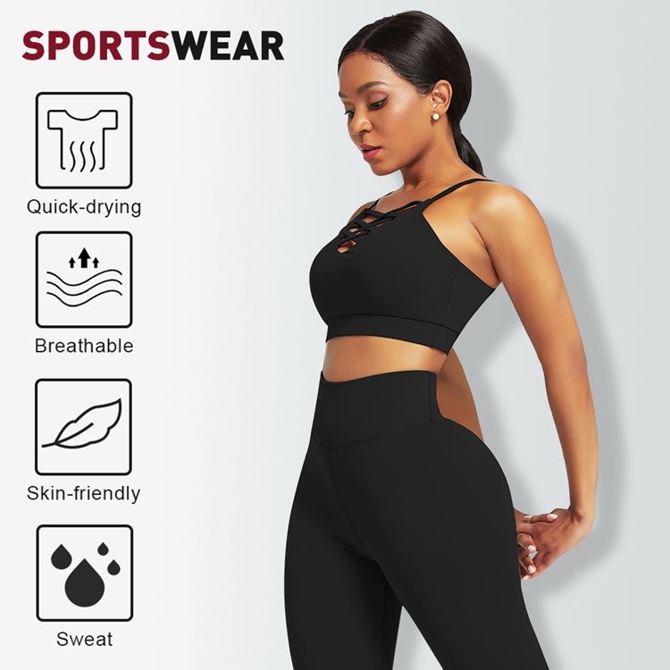 3 Pieces Women's Yoga Fitness  - مراجعة Fitness & Nutrition Lab وسعره