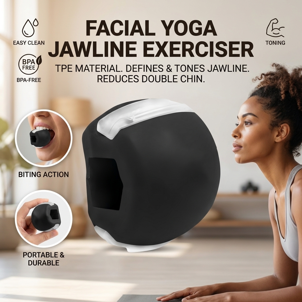 Jaw Exerciser Fitness Face Mas - مراجعة Fitness & Nutrition Lab وسعره