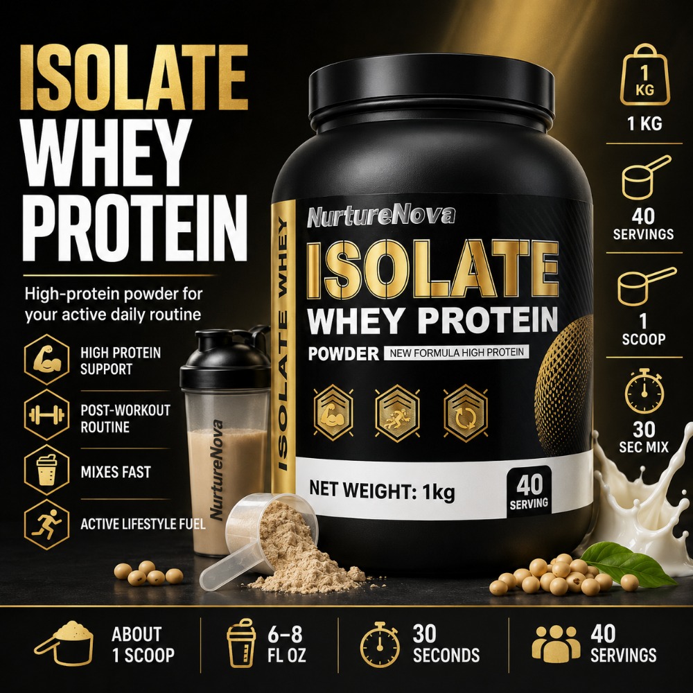 NurtureNova Isolate Whey Prote - مراجعة Fitness Nutrition Whey Protein وسعره