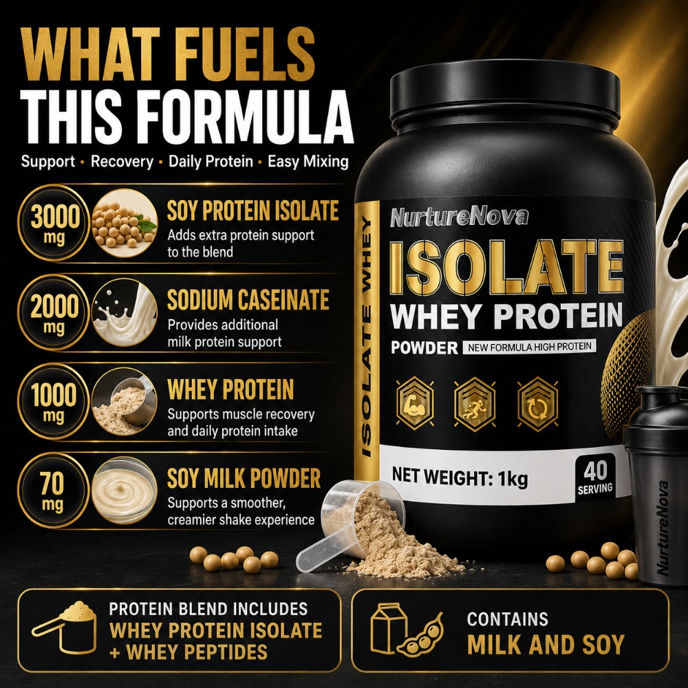 NurtureNova Isolate Whey Prote - مراجعة Fitness Nutrition Whey Protein وسعره