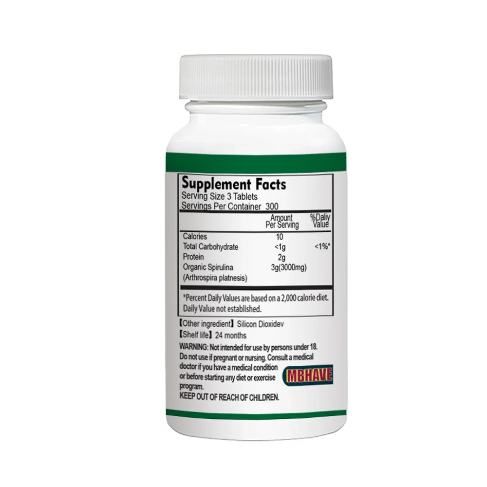 big deal Free shipping Natural - مراجعة Spirulina Tablet Organic وسعره