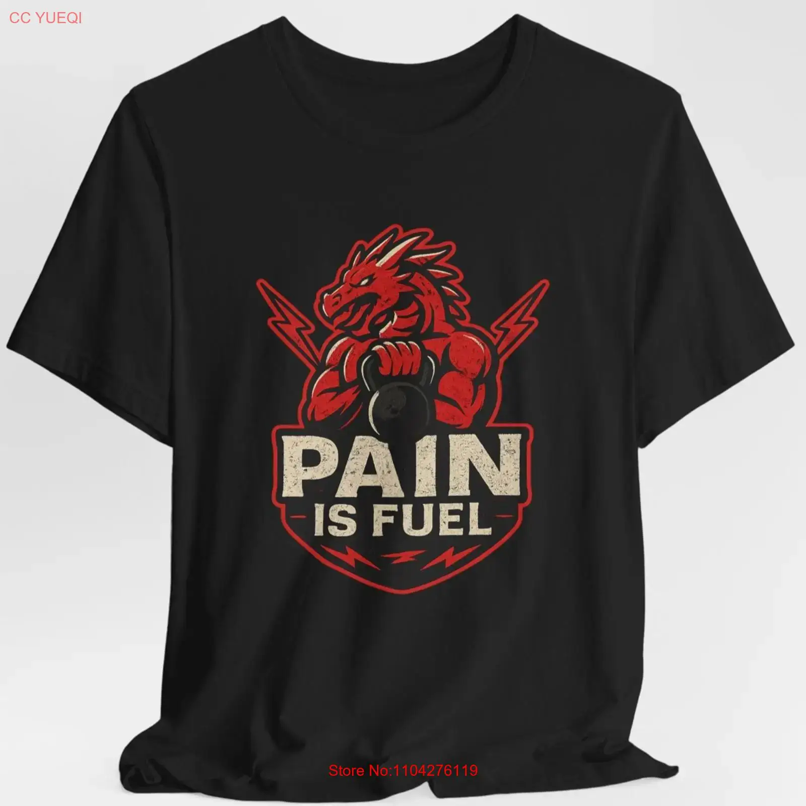 Pain Is Fuel Dragon Gym T Shir - مراجعة Fuel Fitness & Nutrition Oakbank وسعره