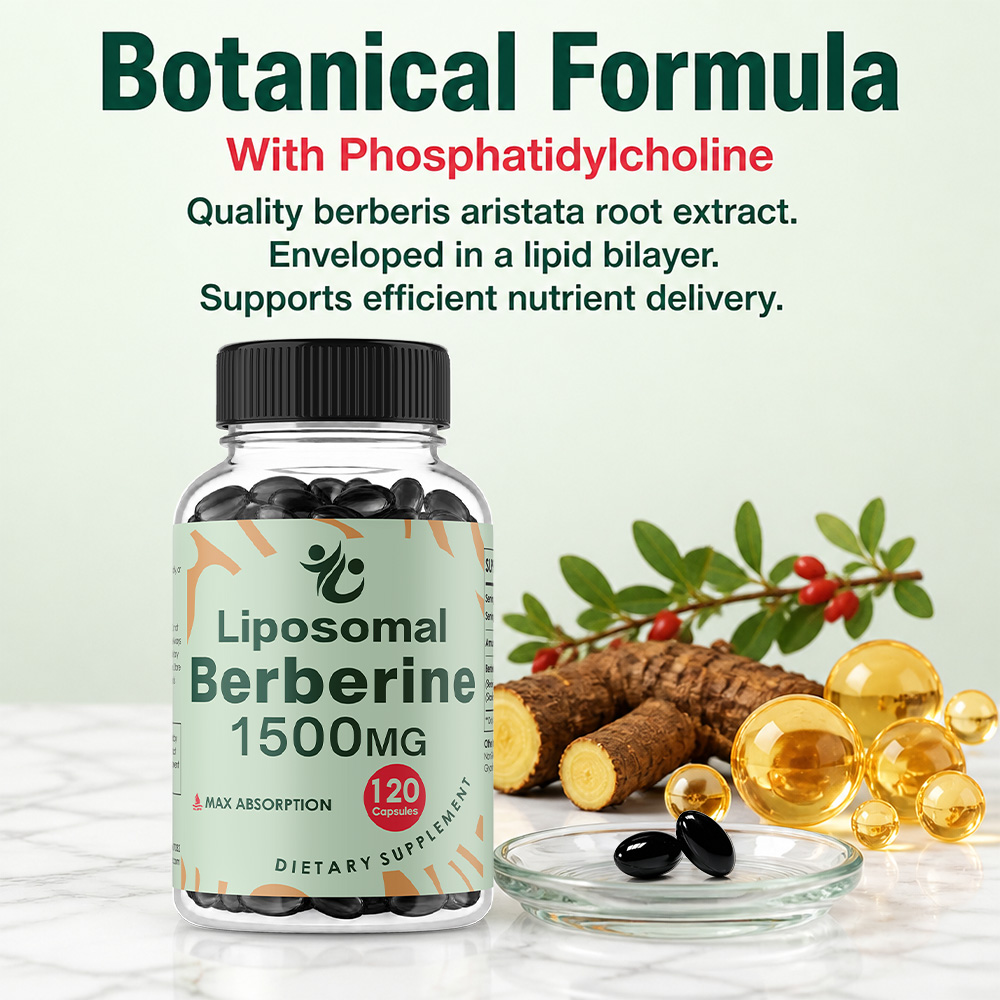 Liposomal Berberine HCL - 1500 - مراجعة Berberine Hcl Capsule وسعره