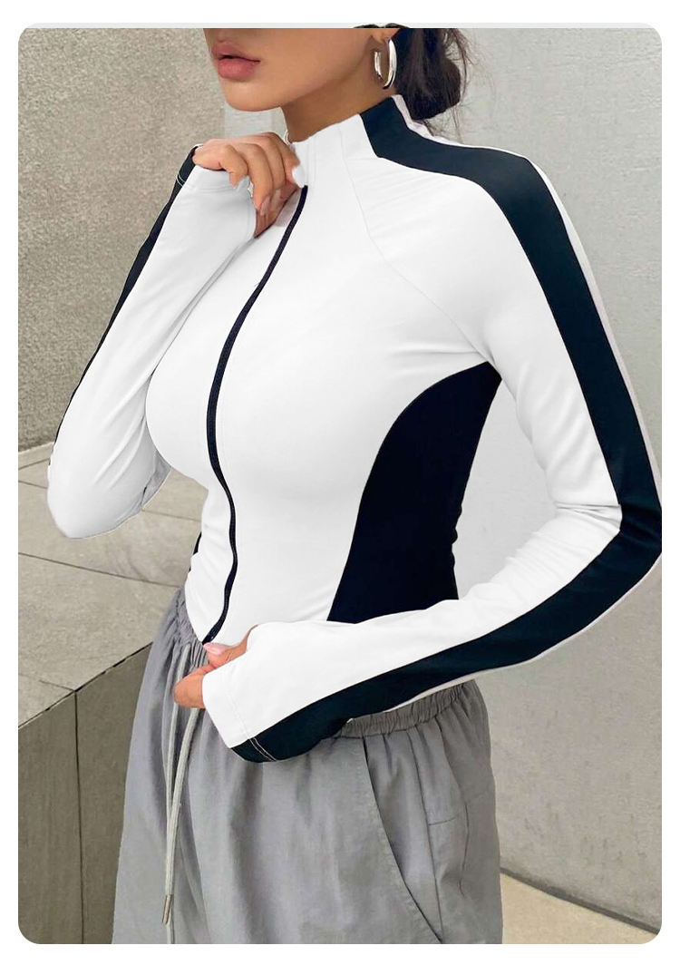 Yoga Clothes Stand Up Collar J - مراجعة Fitness & Nutrition Lab وسعره