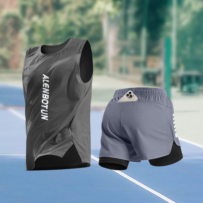 Men Running Sports Set Summer  - مراجعة Fitness & Nutrition Lab وسعره