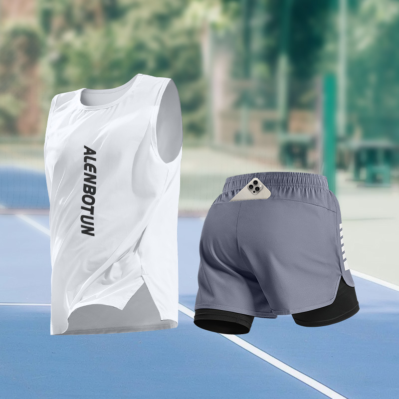 Men Running Sports Set Summer  - مراجعة Fitness & Nutrition Lab وسعره
