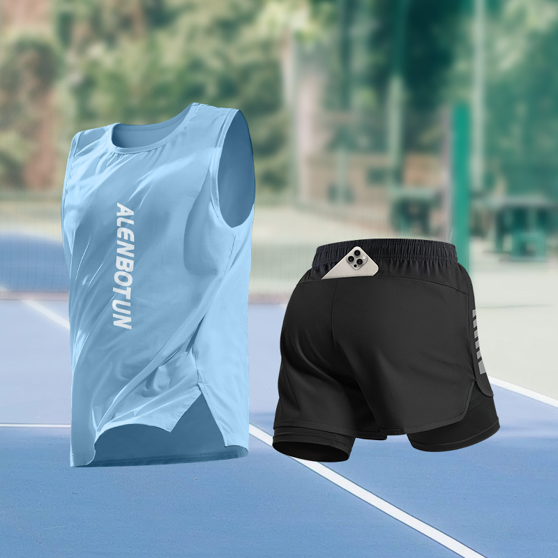 Men Running Sports Set Summer  - مراجعة Fitness & Nutrition Lab وسعره