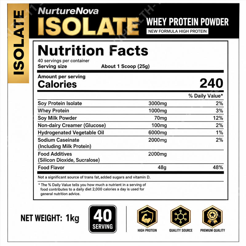Whey Protein Isolate Powder Lo - مراجعة Fitness Nutrition Whey Protein وسعره