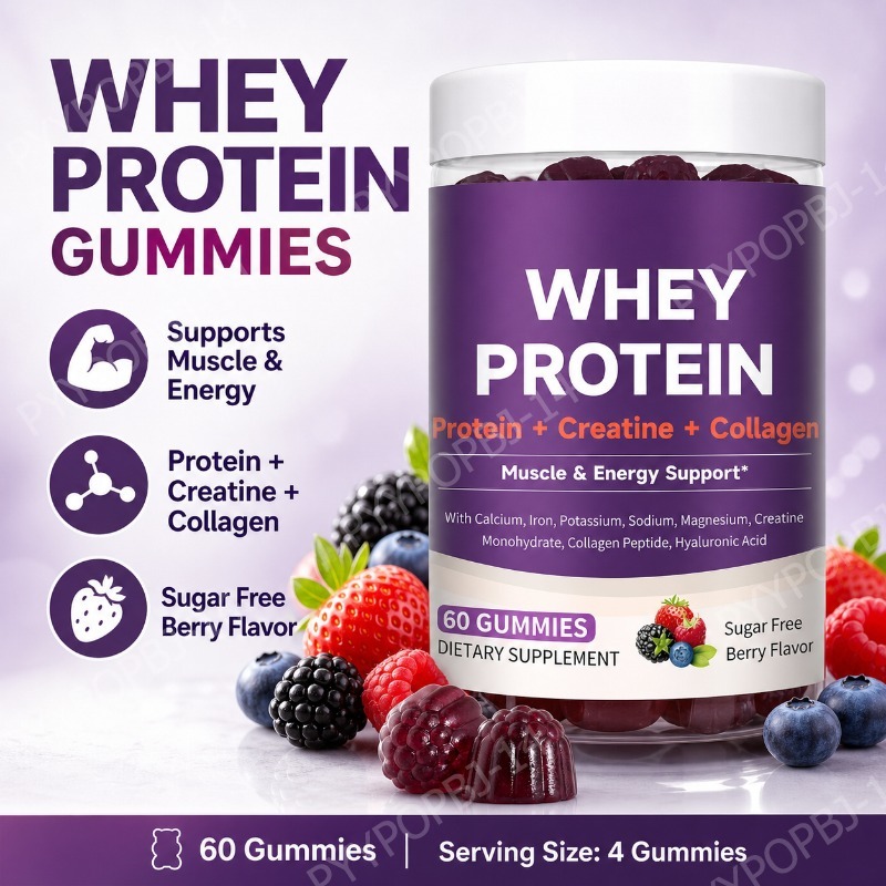 Protein Gummies with Whey Crea - مراجعة Fitness Nutrition Whey Protein وسعره