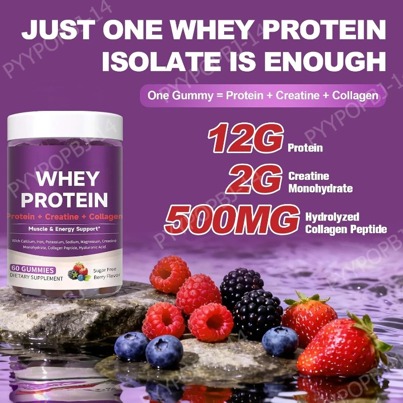 Protein Gummies with Whey Crea - مراجعة Fitness Nutrition Whey Protein وسعره