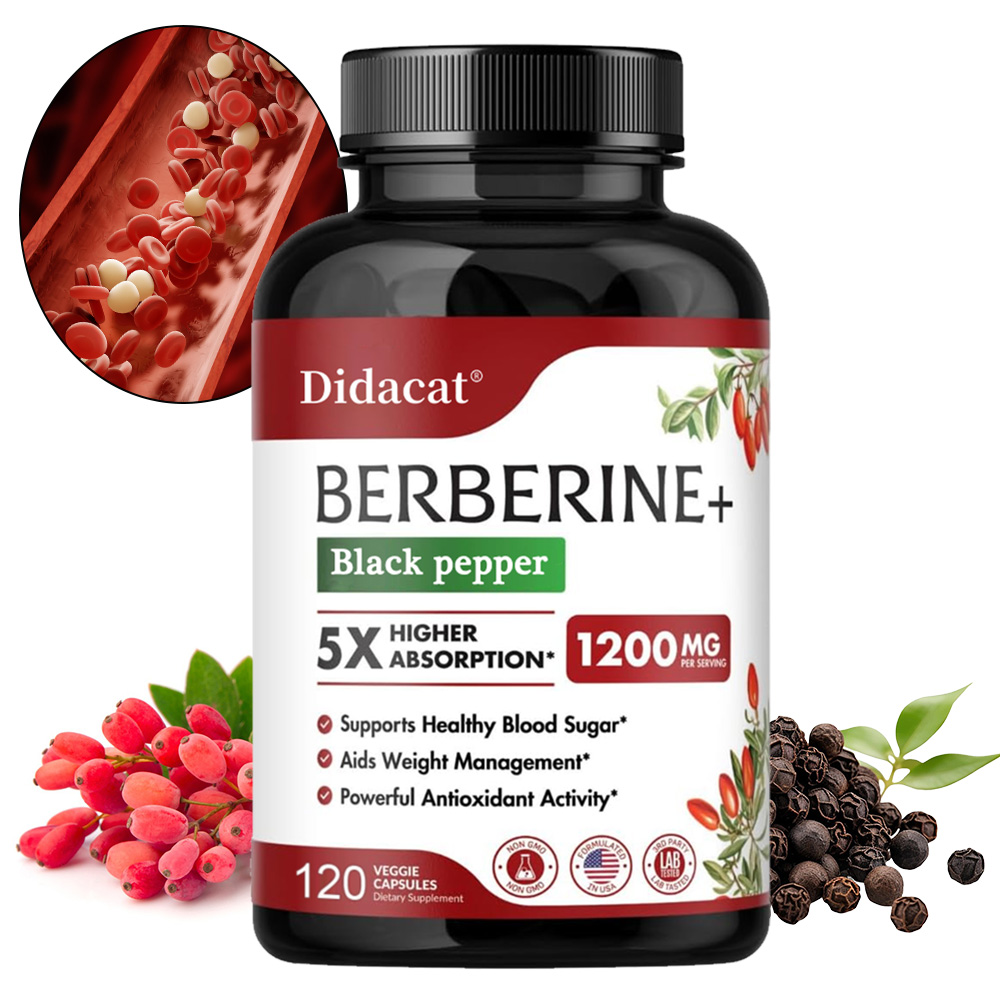 Berberine Supplement 1200mg -  - مراجعة Berberine Hcl Capsule وسعره