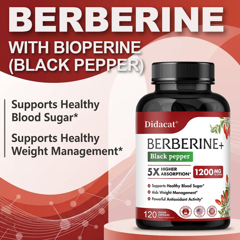 Berberine Supplement 1200mg -  - مراجعة Berberine Hcl Capsule وسعره