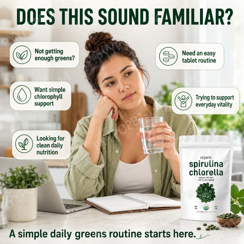 Organic Spirulina Chlorella Ta - مراجعة Spirulina Tablet Organic وسعره